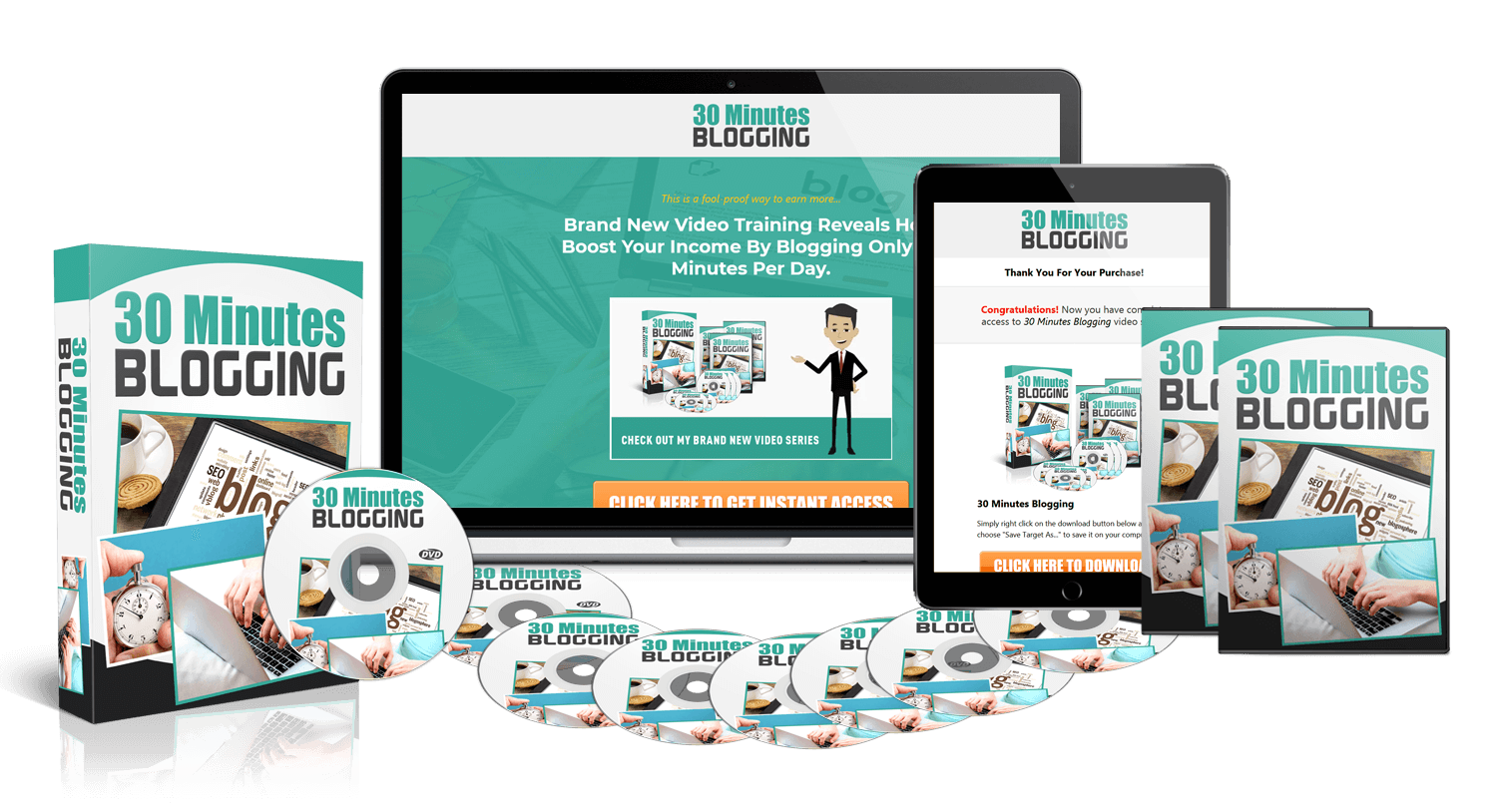 30 Minutes Blogging Video Training PLR White Label Ri...