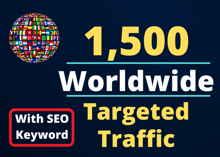 deliver 1500+ Real Website Hits Visitors From All Ove...