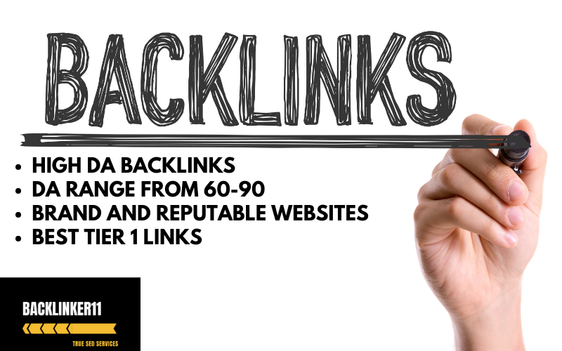 HIgh DA Backlinks DA Range 60-90 Links from Branded a...