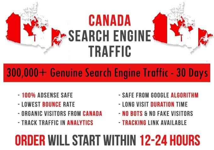 Send original 5k-300k Canada based keyword targeted S...