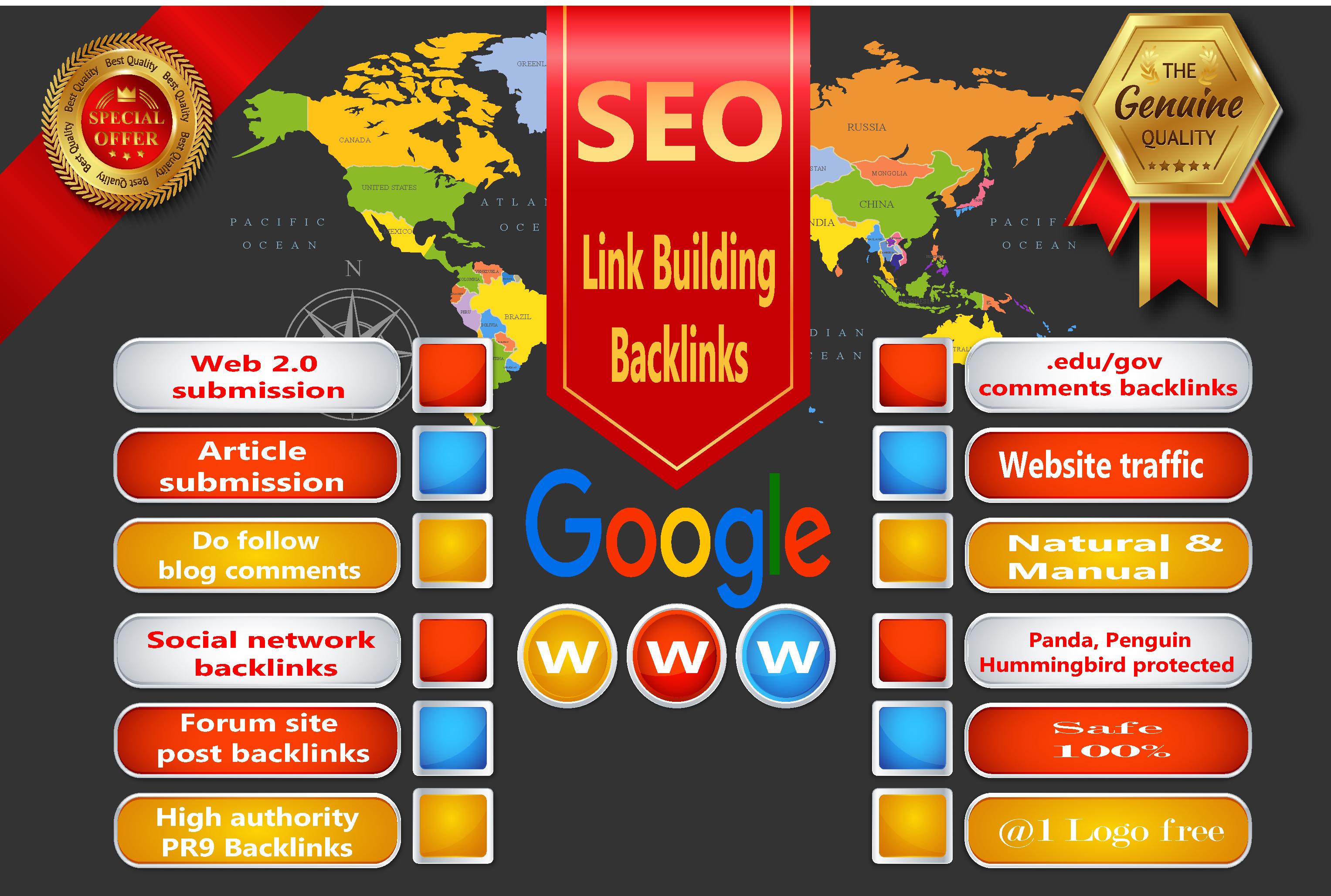 I will do 200 Link Building in High DA sites, Qualit...