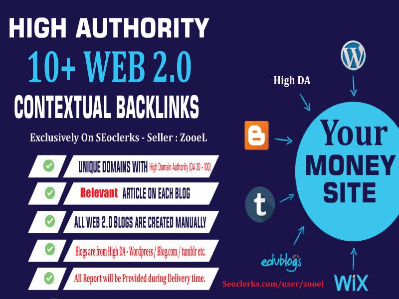 Top Quality 10+ web 2.0 backlinks -To Rank You on Goo...