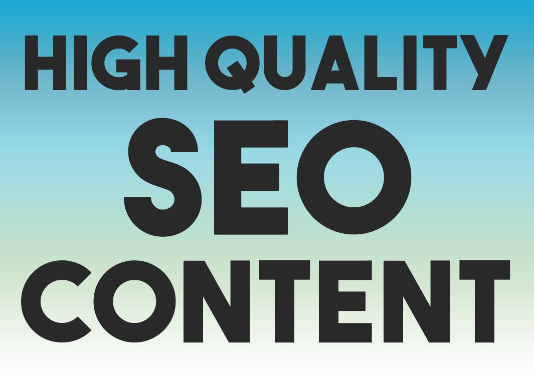 1000 Words of Professional Deep Researched SEO Articl...