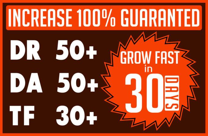 Increase Domain Authority DR 50+ Majestic TF 30 with ...