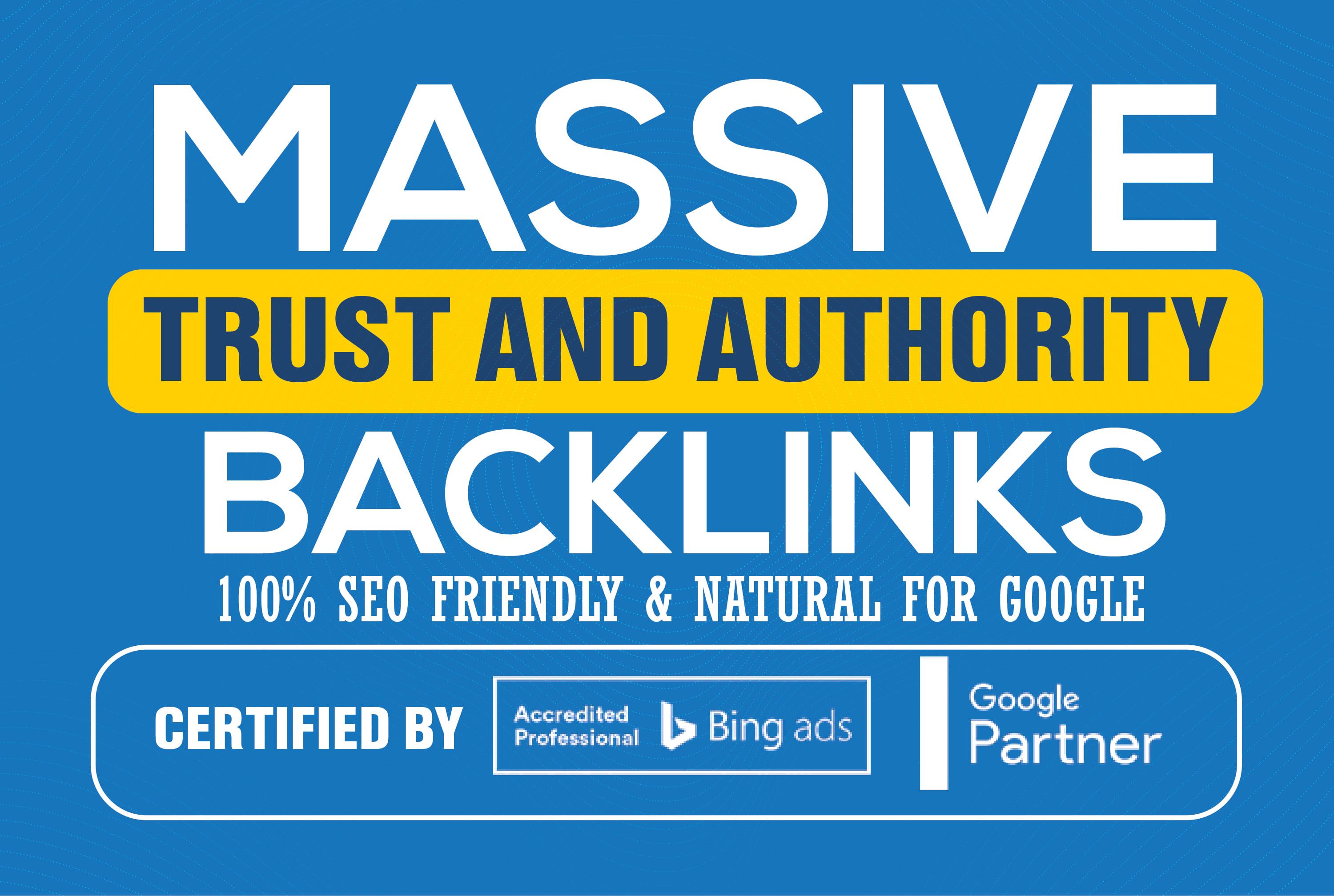 800 High Authority Backlinks to SUPERCHARGE your Goog...