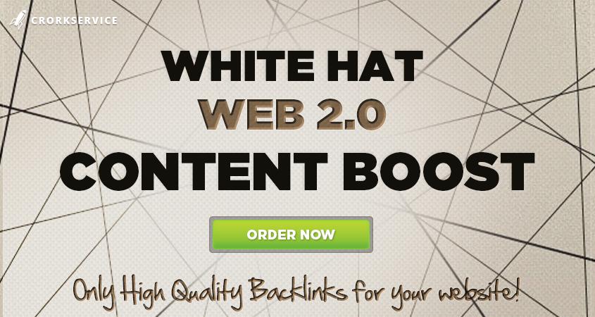 WEB 2.0 Content Boost White Hat Manual Work