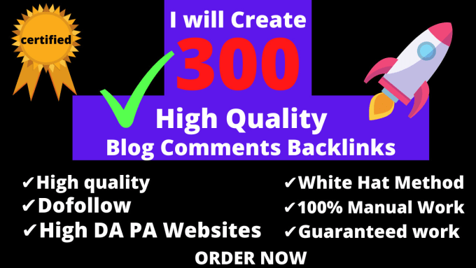 Do 300 Blog Comments Panda & Penguin Safe Backlin...
