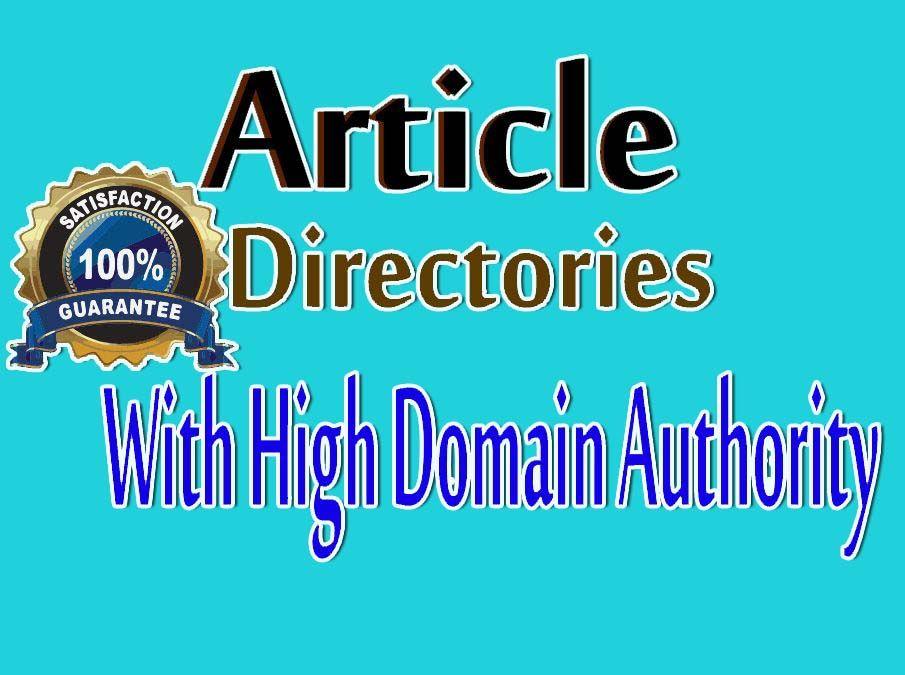 I will do 100 Article Directories Backlink