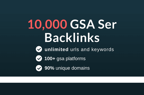 GSA Blast GSA SER To Create 10,000 Backlinks And CRUS...