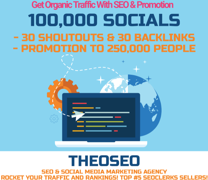 Organic Traffic for 1 month with 30 POWERFUL SHOUTOUT...