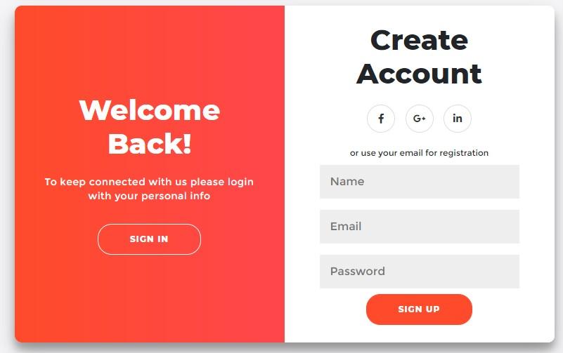 I will create awesome Modern Animated login signup in...