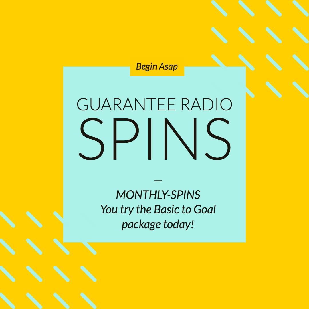 Guarantee Radio Play for 1 Song.