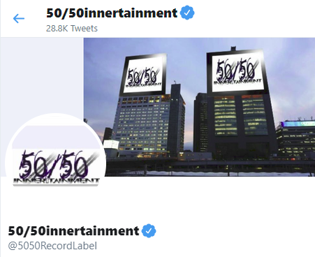 Major Record Label Sponsored Tweet