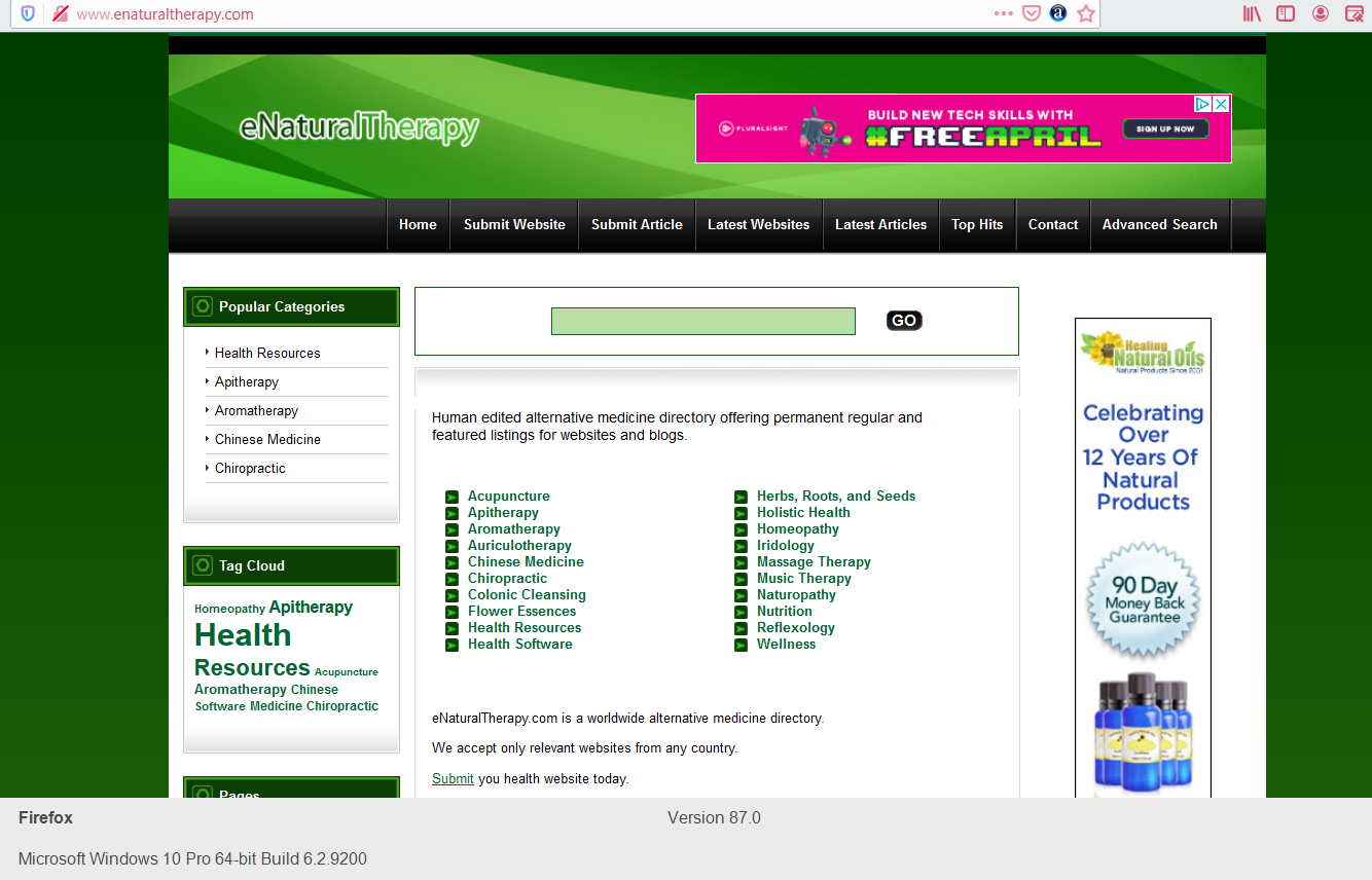 Add your website/blog to Alternative Medicine Directo...