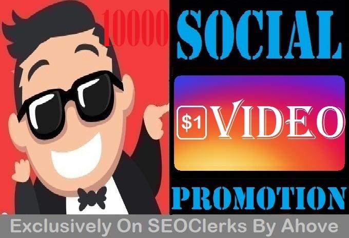 Start Insatnt 10000 Views To Social Media Videos