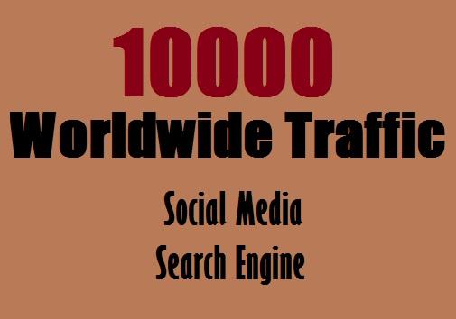 Real 10,000 + Web Traffic WORLDWIDE from Search Engin...