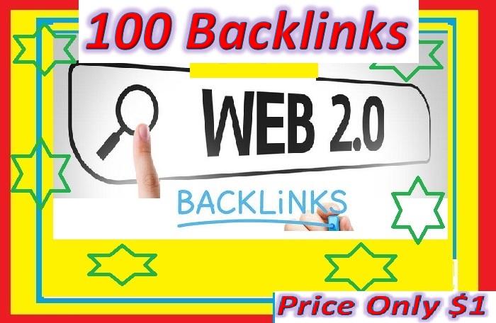 Will Provide 100 Web 2.0 blogs backlinks for your web...