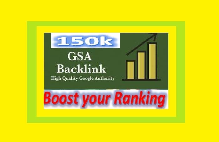 Create 150k GSA UNIQUE BACKLINKS for Your Website ran...