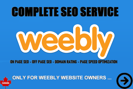 I will optimize your Weebly website for on-page and o...