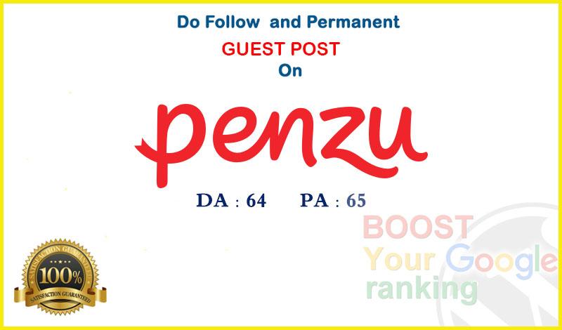 Publish a Guest Post On Penzu DA64 DR71 with your lin...