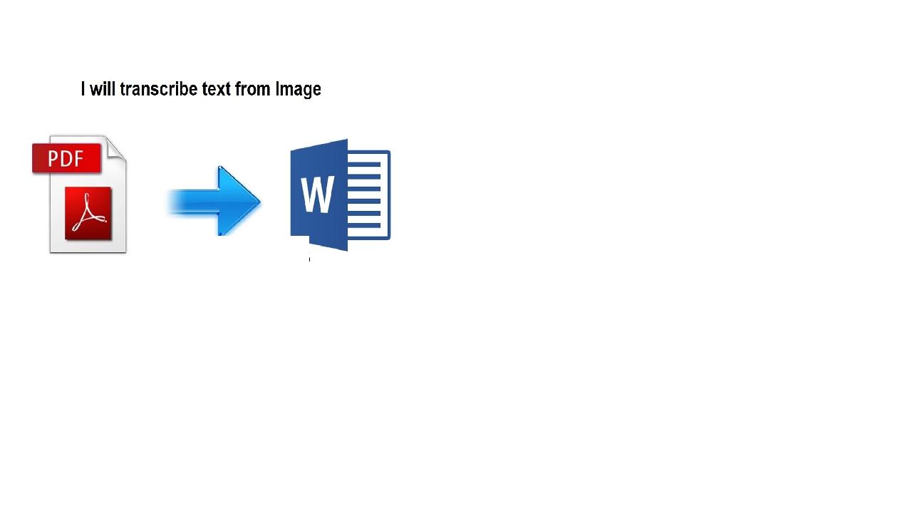 transcribe scanned, image text to word, or convert ...