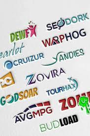 create 5 perfect business name slogan with logo desig...