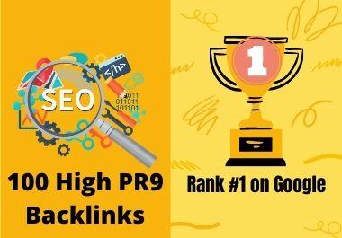 I will create 100 High PR High Quality SEO Backlinks ...