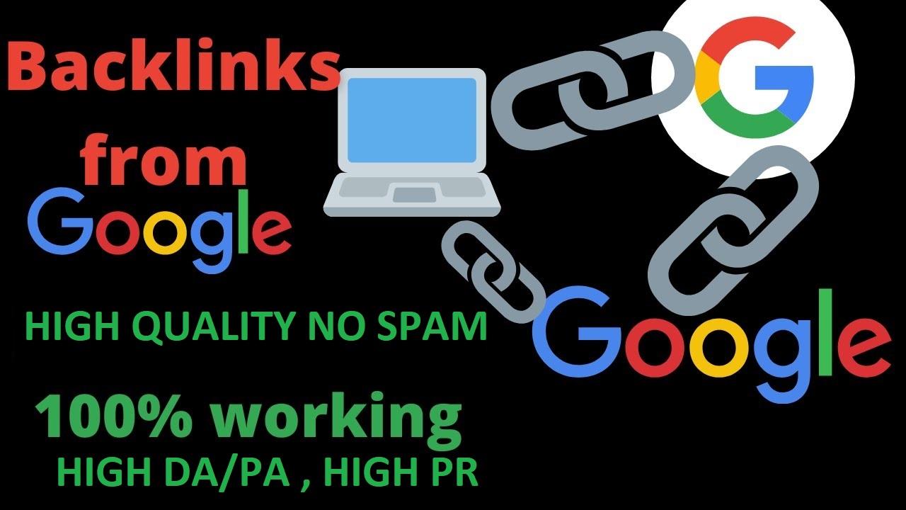 High quality Google backlinks redirects to your websi...