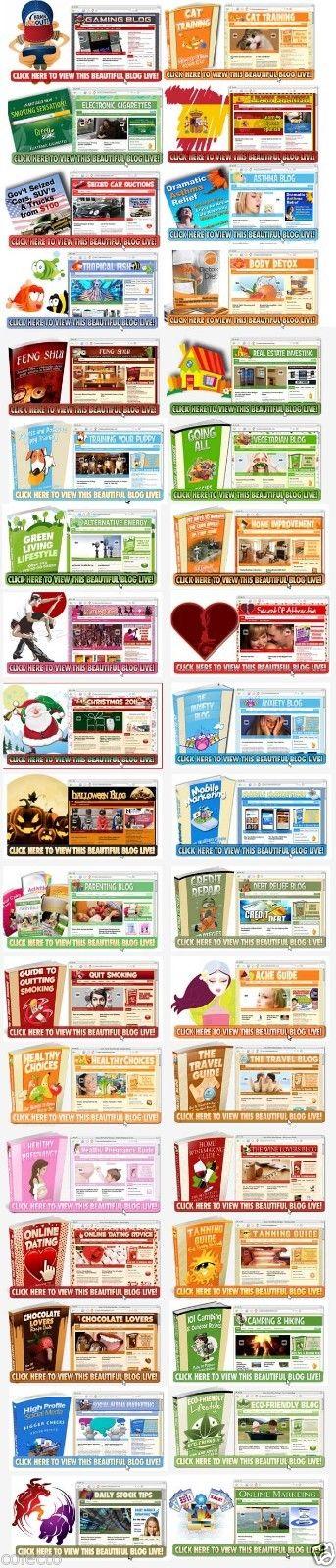 Full Blogs Niche Pack Complete Website Adsense READY ...