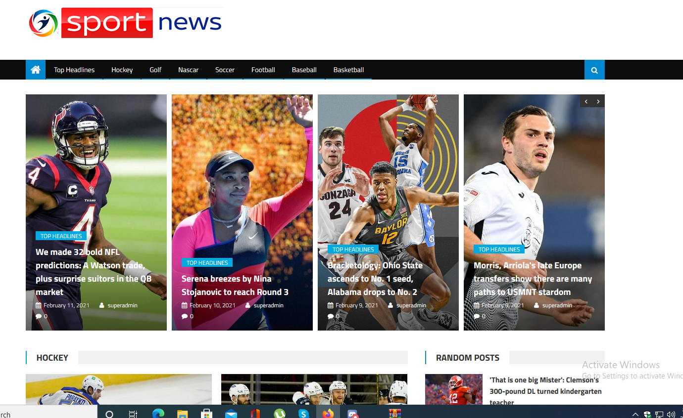 I will create a superb auto blog sport website adsens...