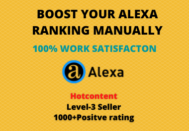 I will Enter website to Top 75 Alexa Ranking Sites Ma...
