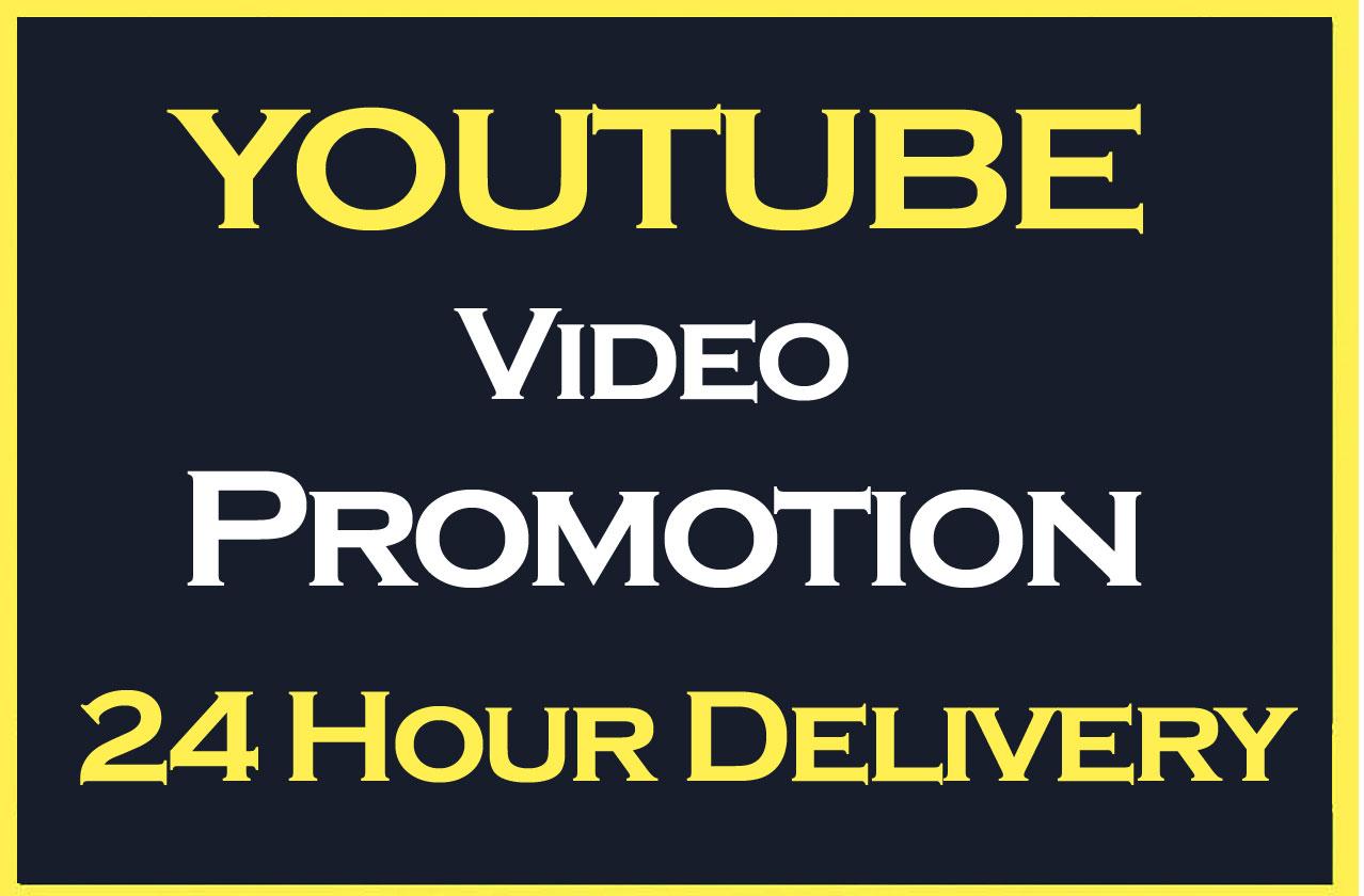 Real High Quality YouTube video Promotion and Marketi...