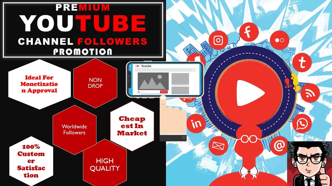 Real HQ Channel Promotions Pack Social Media Marketin...