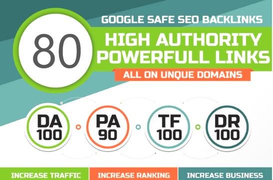 Manual 80 UNIQUE DA100 sites PR10 SEO BackIinks plus ...