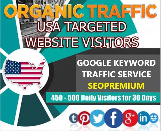 7500+ REAL USA Google keyword Website Traffic Visitor...
