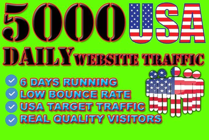 drive USA targeted website, traffic