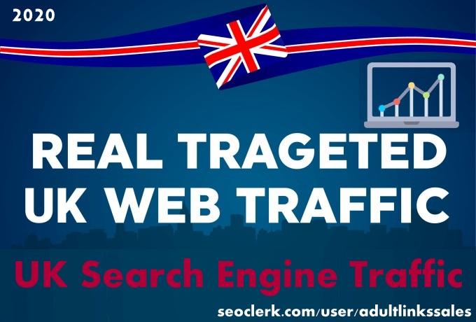 Send 5k-300k UK keyword targeted search engine traffi...