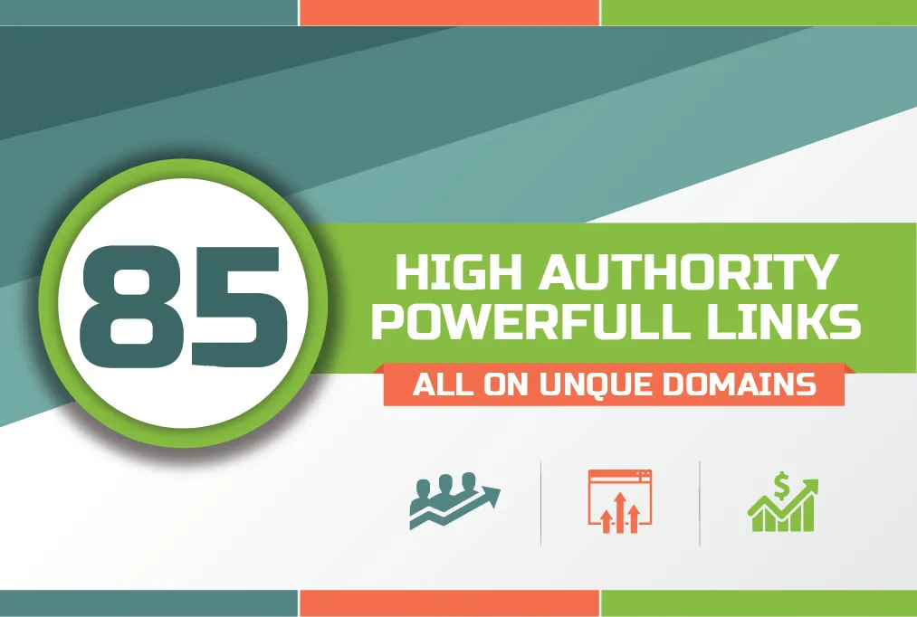 Manually Build 85 unique domain SEO backlinks on tf10...