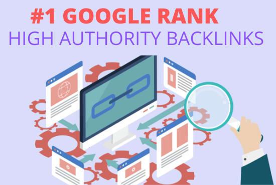 Build high authority SEO backlinks manual link buildi...