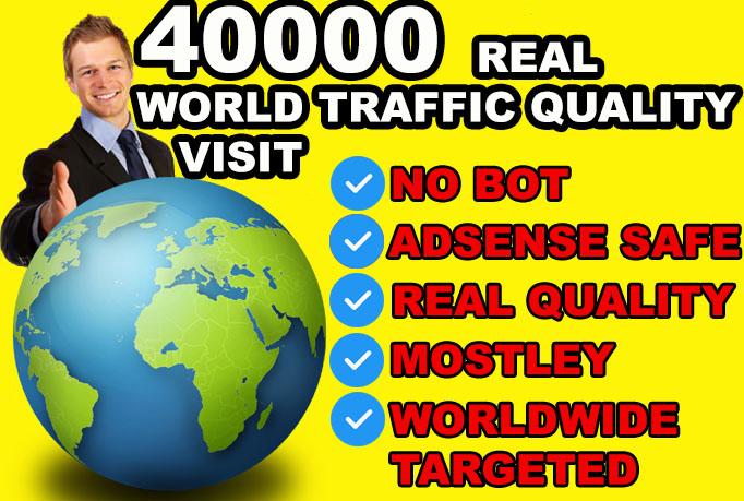 send real quality Unlimited WORLD Targeted Website Tr...