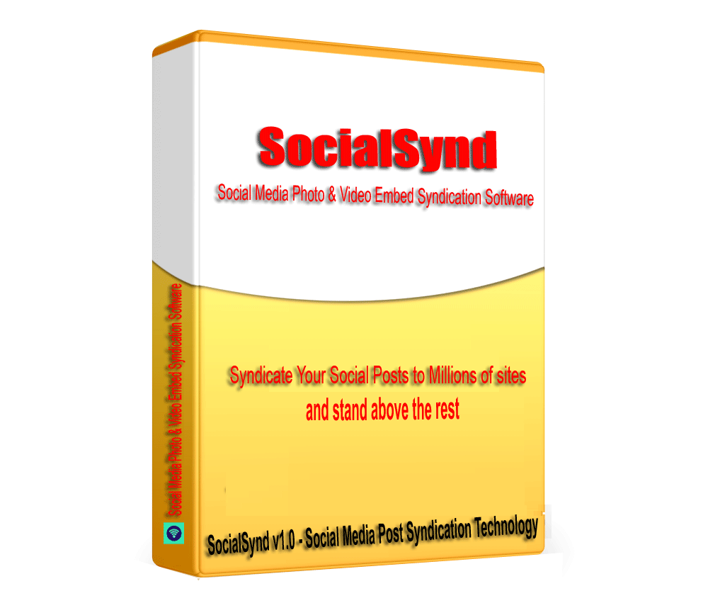SocialSynd - Social Media Videos and Posts Embed Synd...