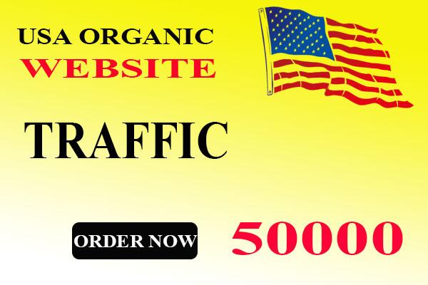 Give 50000 USA Website Traffic Within 1 Day