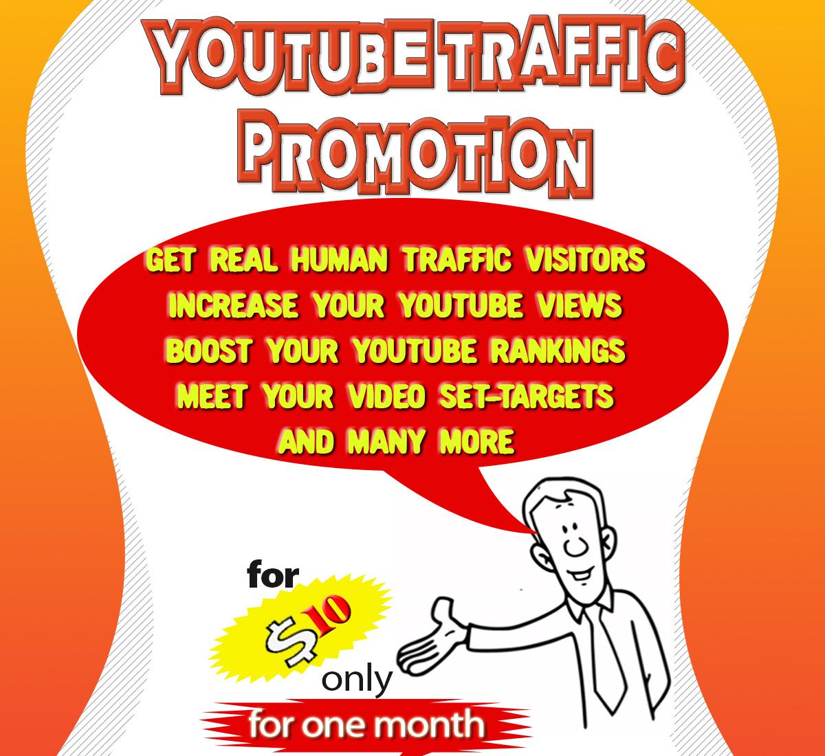 Drive Real Traffic Visitors to your Youtube Video for...