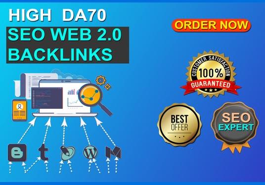 I will Build 50 web 2.0 blogs Baclinks with high PR9 ...