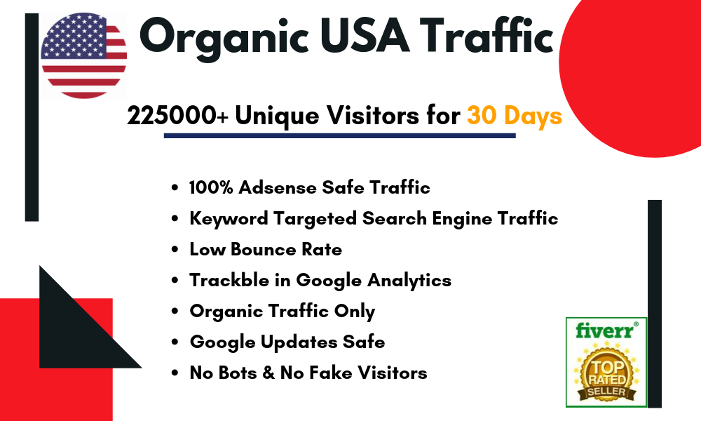 Drive keyword targeted USA traffic from search engine