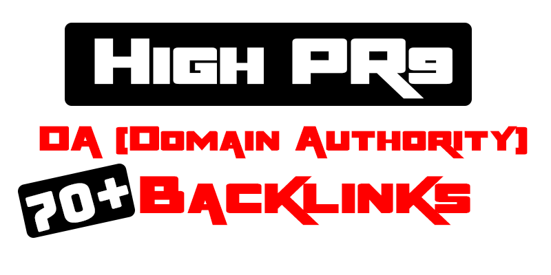 Build 10 High PA DA High Authority Backlinks