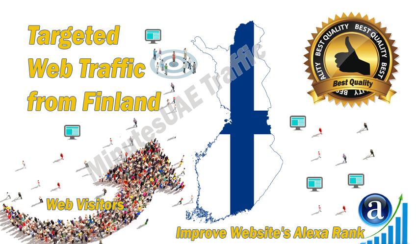 Finnish web visitors real targeted Organic web traffi...