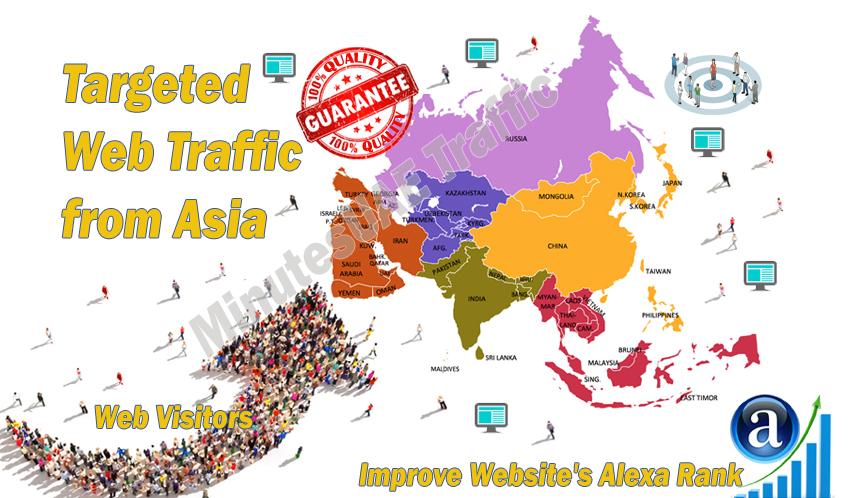 Asian web visitors real targeted Organic web traffic ...