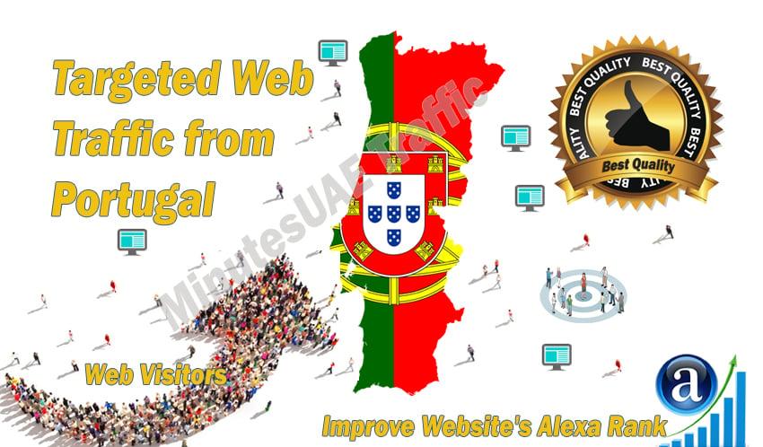 Portuguese web visitors real targeted Organic web tra...