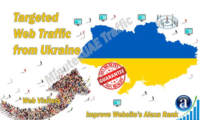 Ukrainian web visitors real targeted Organic web traf...
